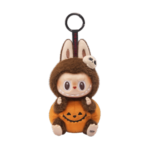 Happy Halloween Labubu -  Party Series-Sitting Pumpkin Vinyl Plush Pendant